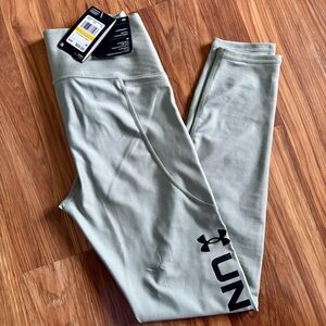 NWT Under Armour Light Olive Leggings